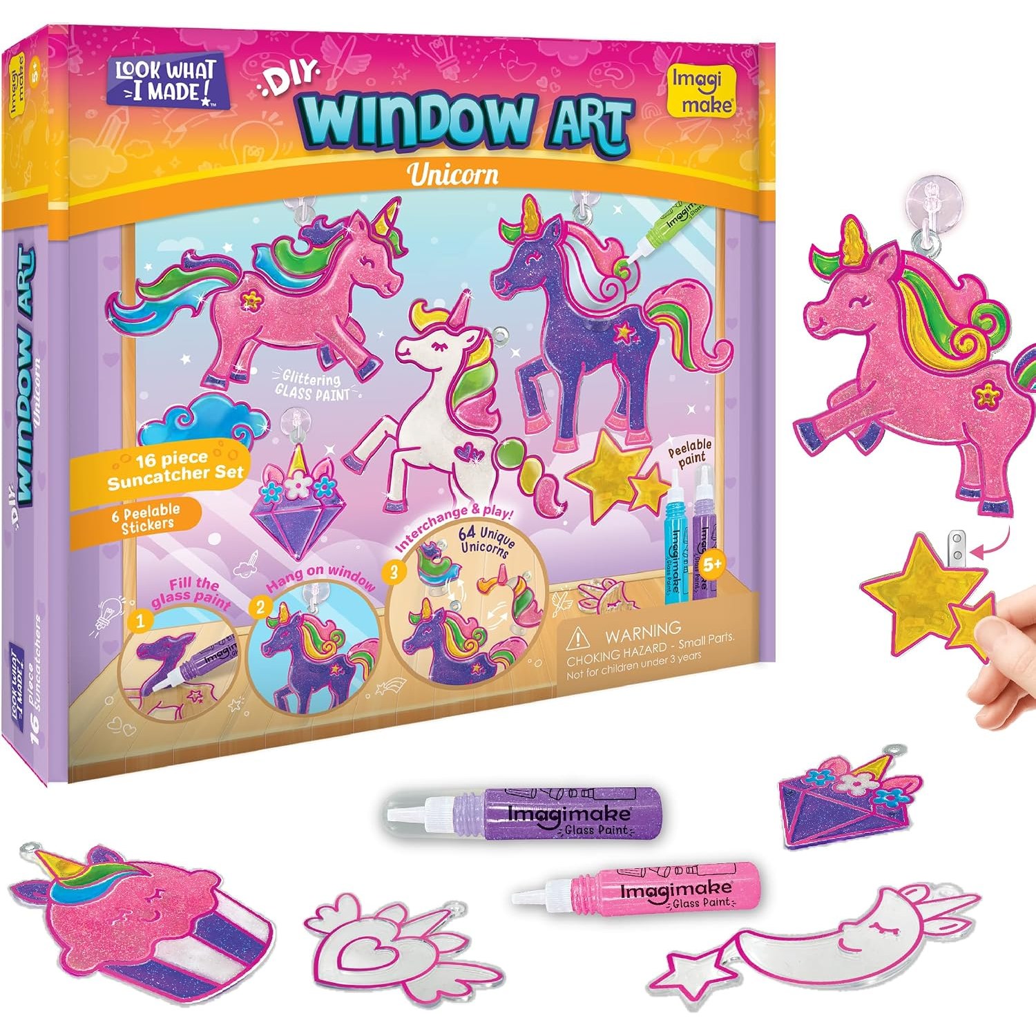 Unicorn Window Art Kit
