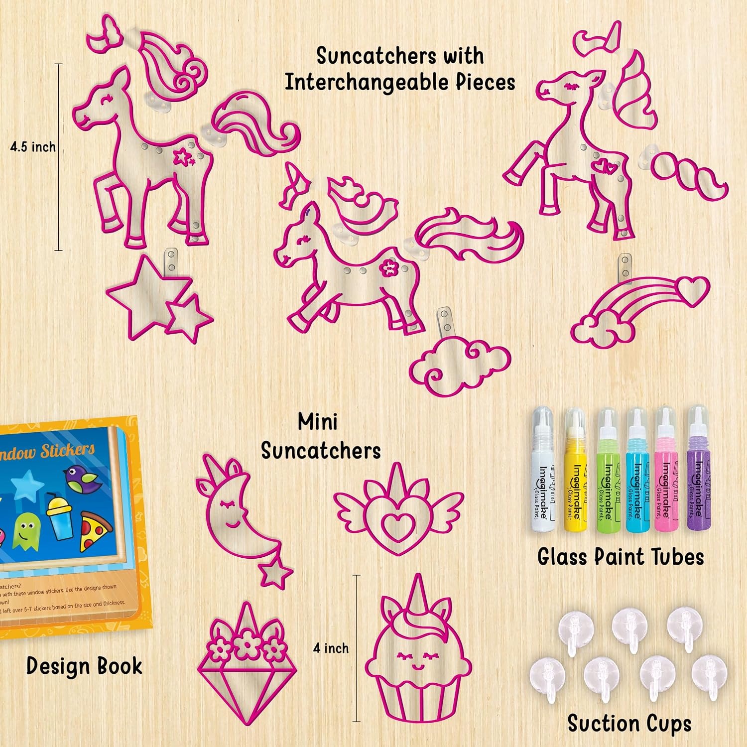 Unicorn Window Art Kit