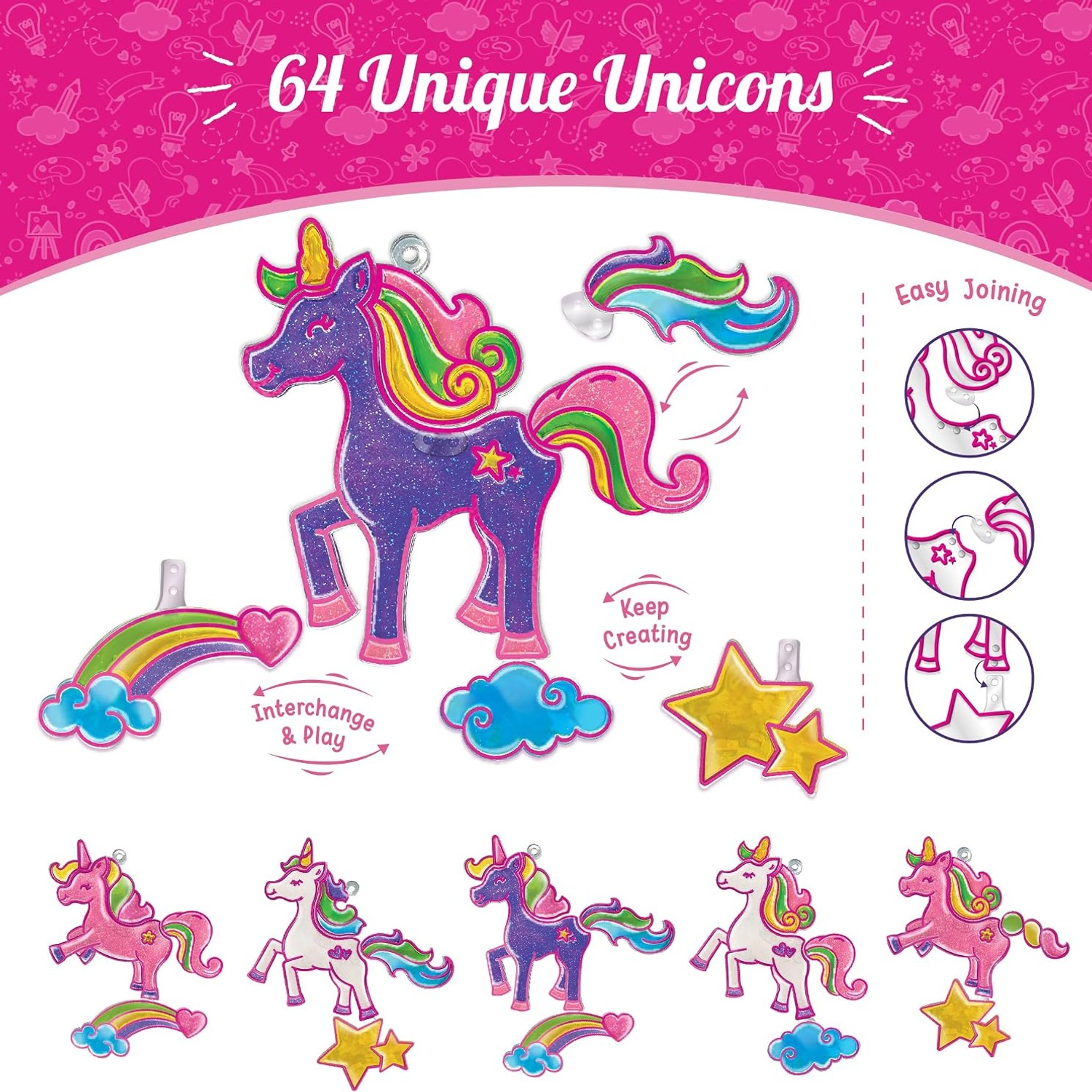 Unicorn Window Art Kit