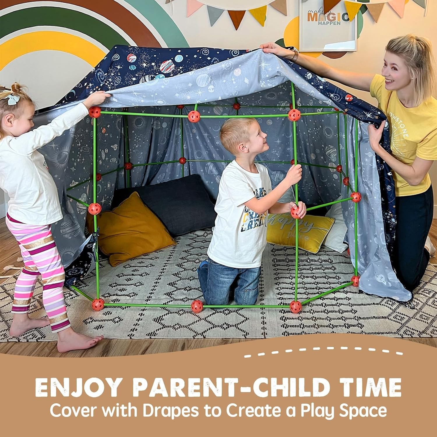 130 Piece Den Building Kit