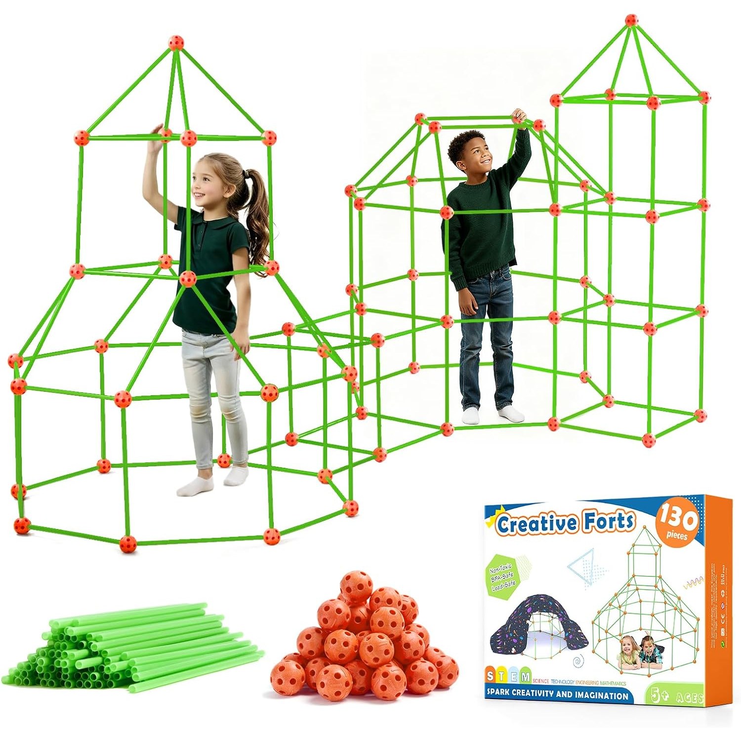 130 Piece Den Building Kit