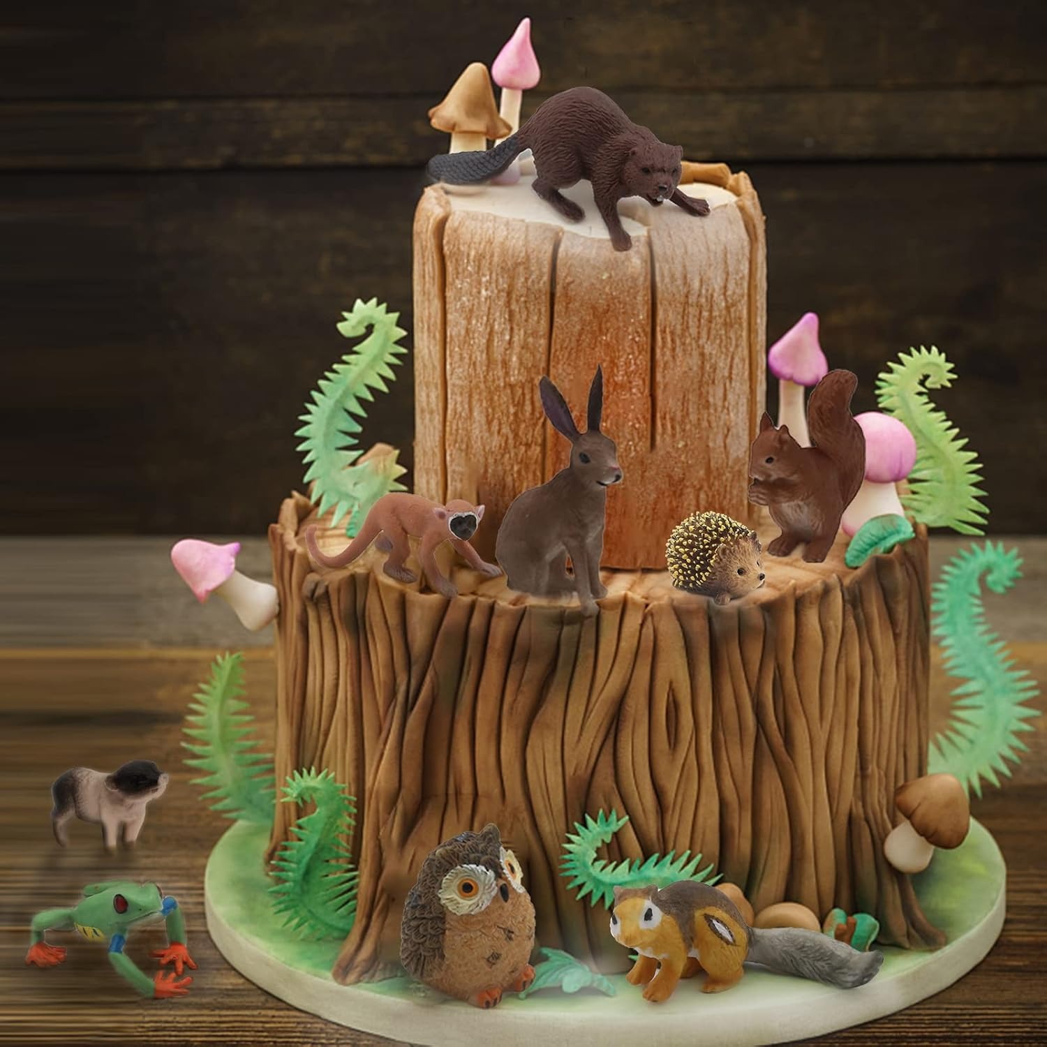 Forest Animal Figures 18 Piece Woodland Play Set: image 4
