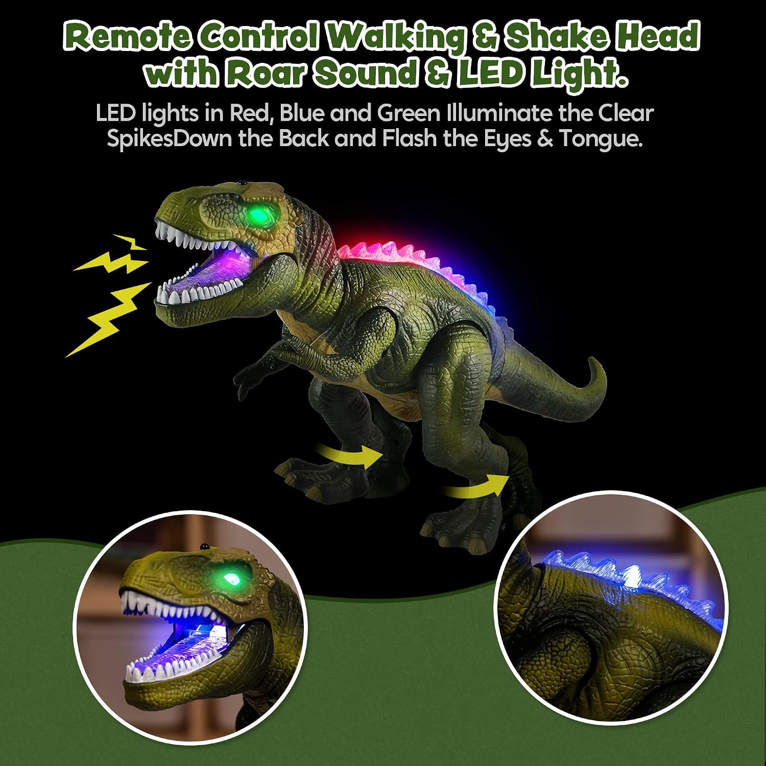 Remote Control Walking T-Rex Dinosaur Toy: image 3