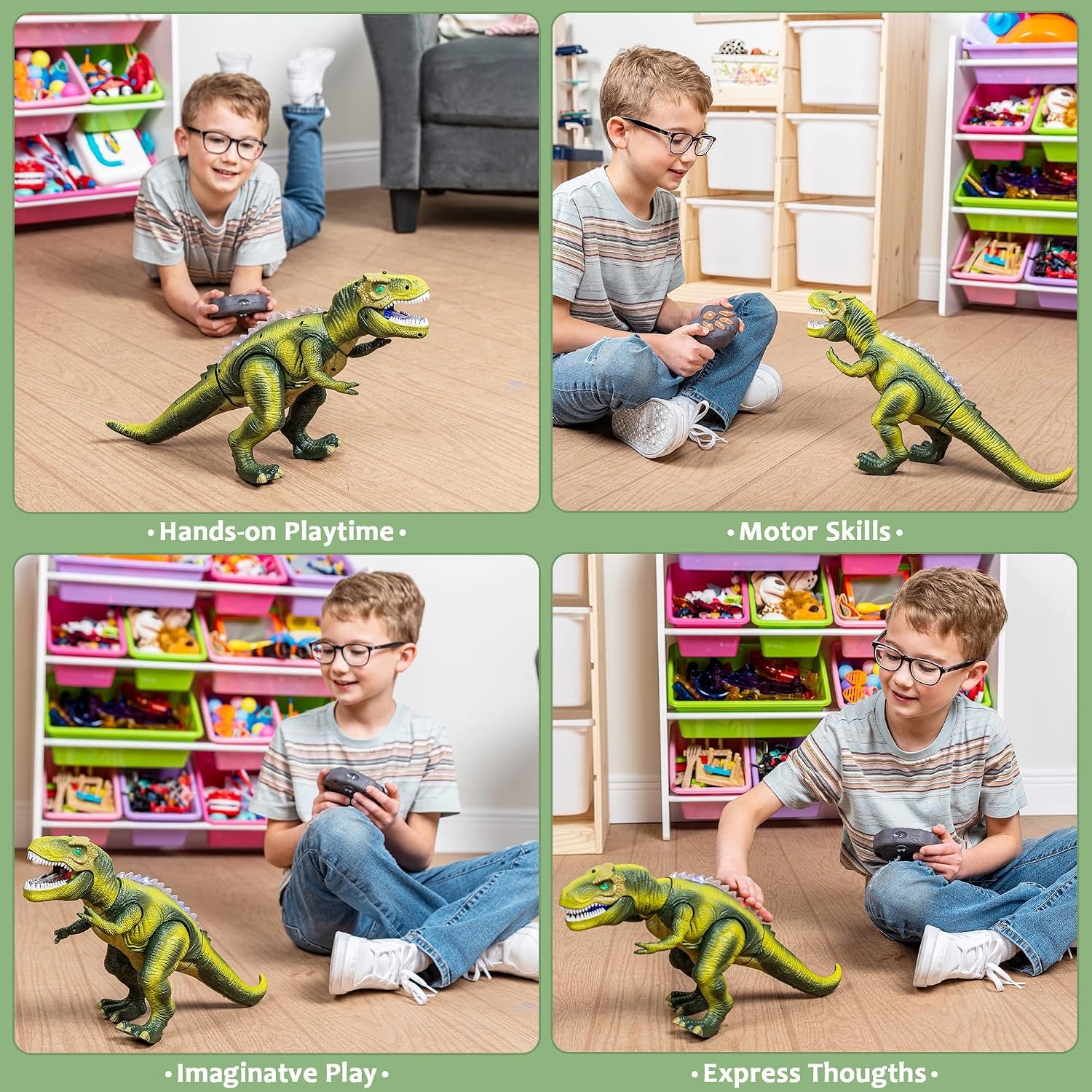 Remote Control Walking T-Rex Dinosaur Toy: image 4