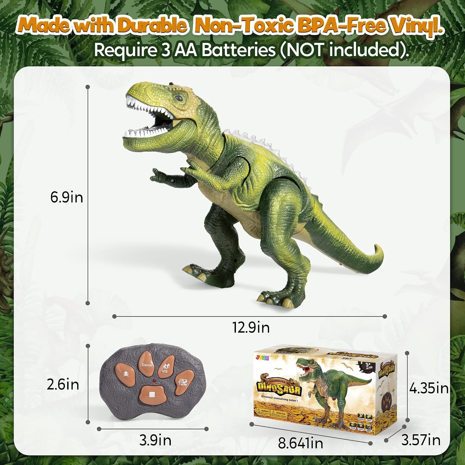 Remote Control Walking T-Rex Dinosaur Toy: image 5