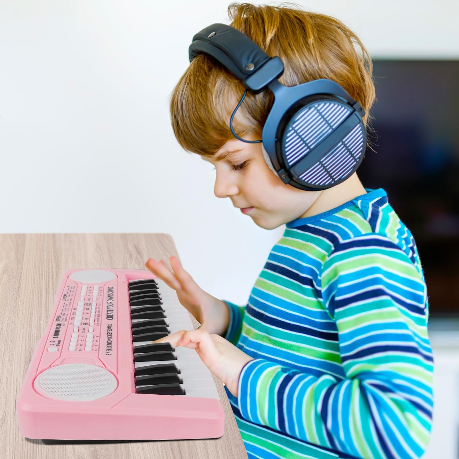 37-Key Kids Keyboard Piano with Microphone: image 5