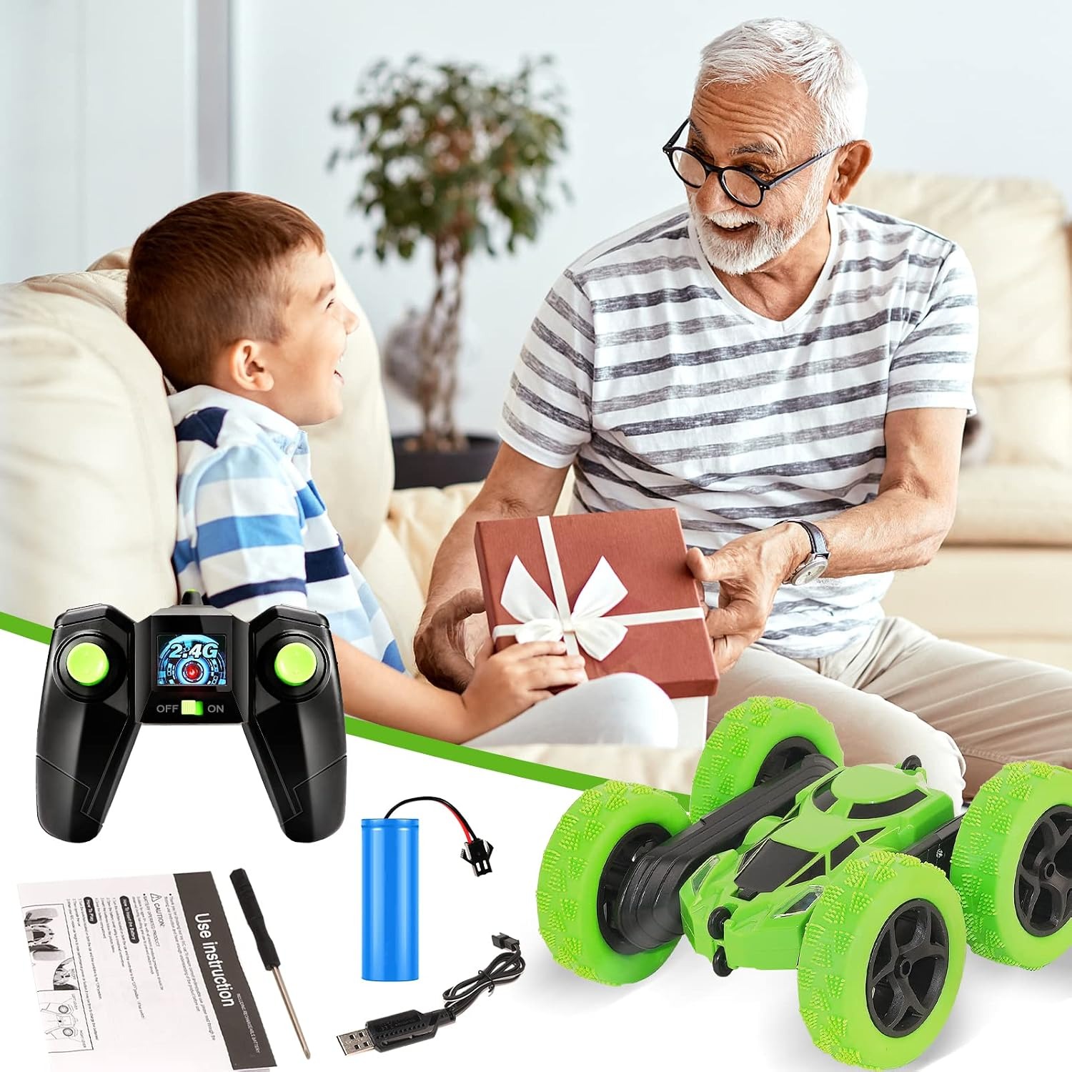 Double Sided RC Stunt Car