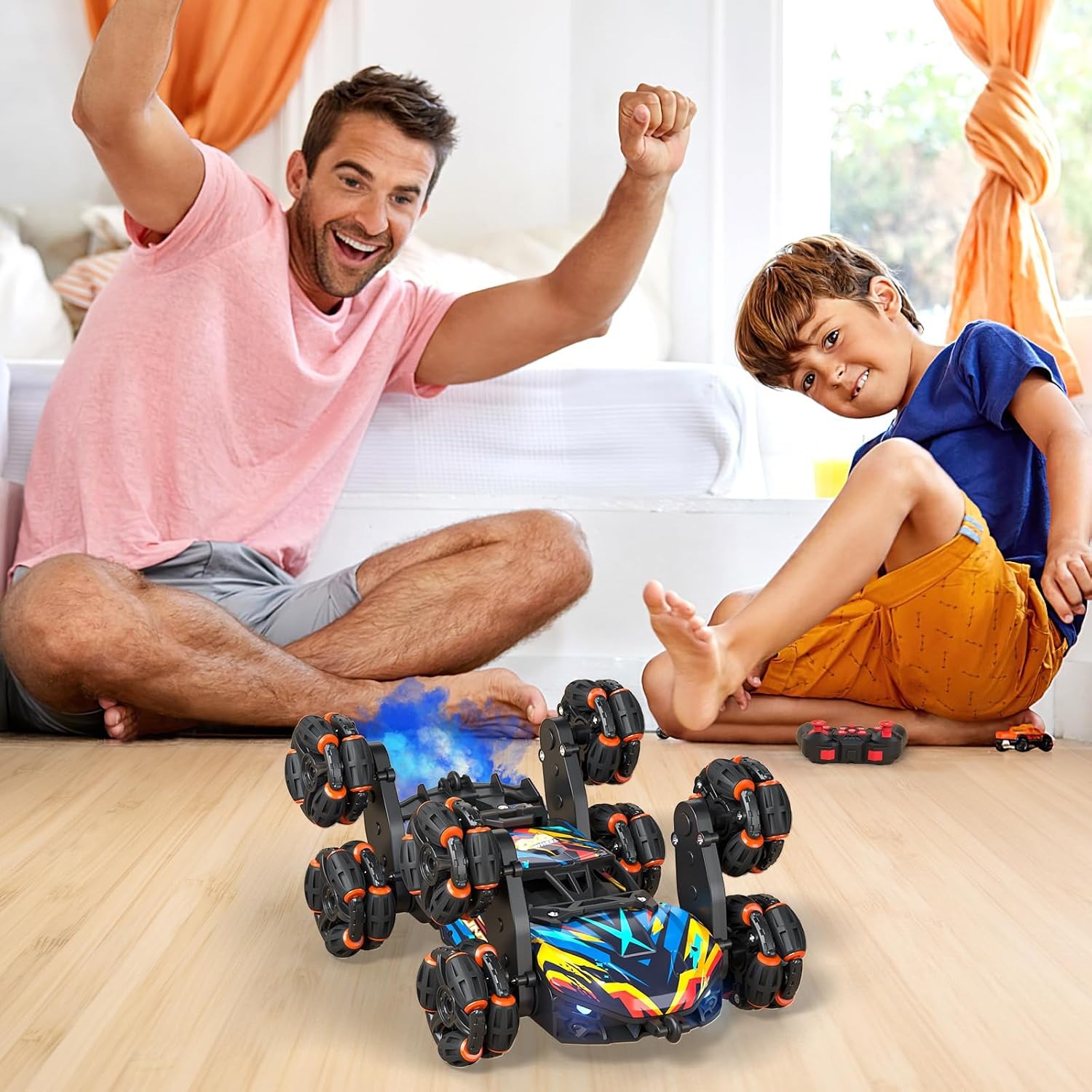 8WD Gesture Control Stunt Car with LED Lights, Music and Spray: image 8