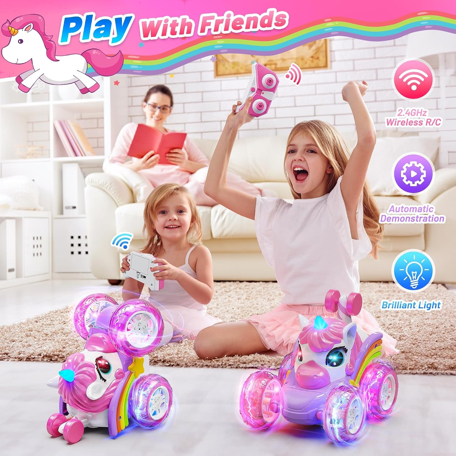Remote Control Unicorn Car