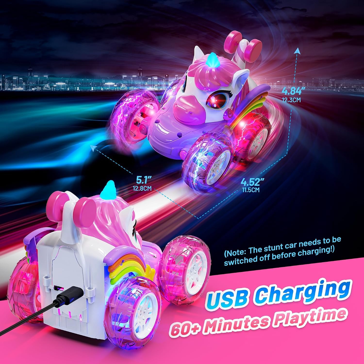Remote Control Unicorn Car