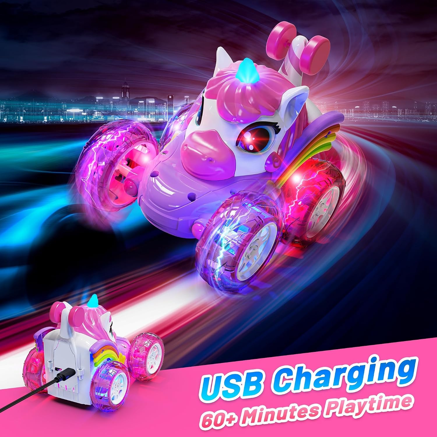 Remote Control Unicorn Car