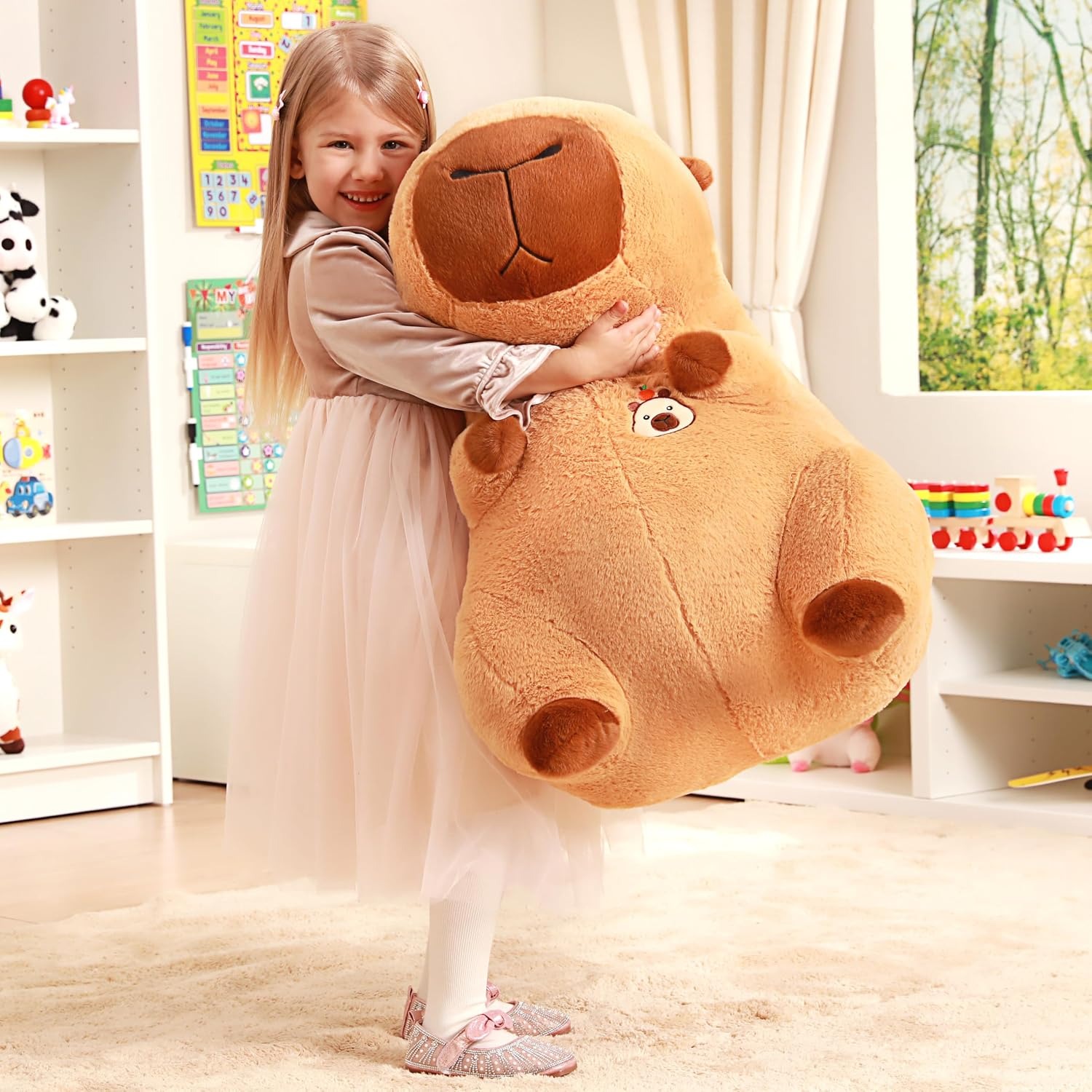 Giant Capybara Plush 60cm Soft Toy