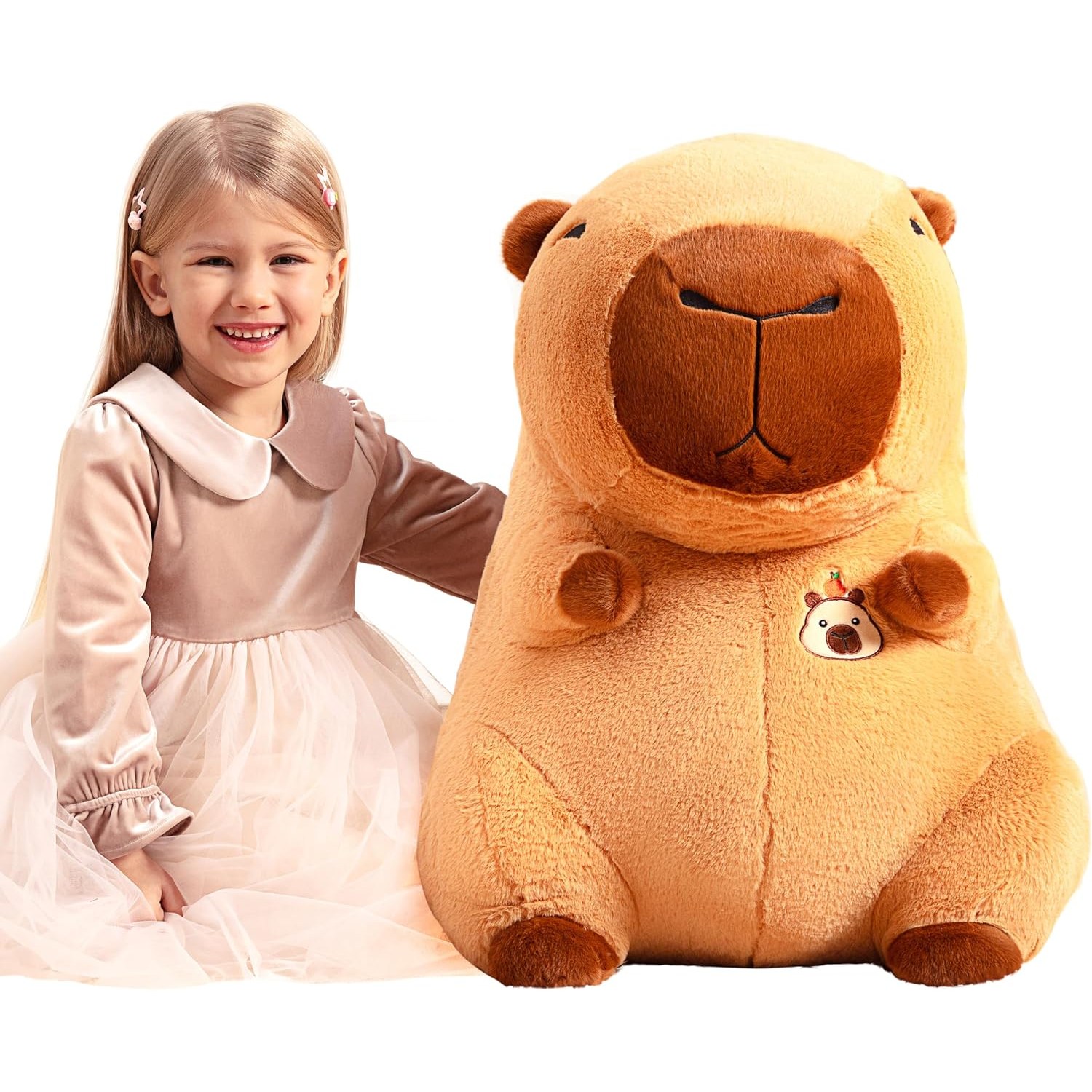Giant Capybara Plush 60cm Soft Toy