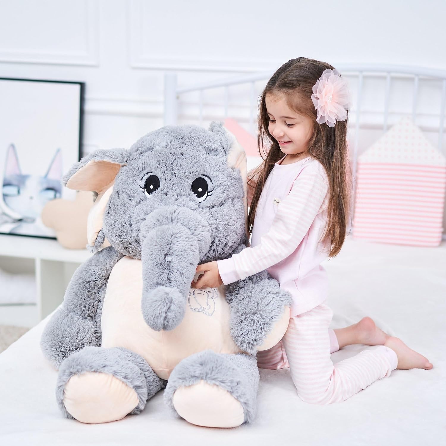 Giant Elephant Plush 100cm Soft Toy: image 3