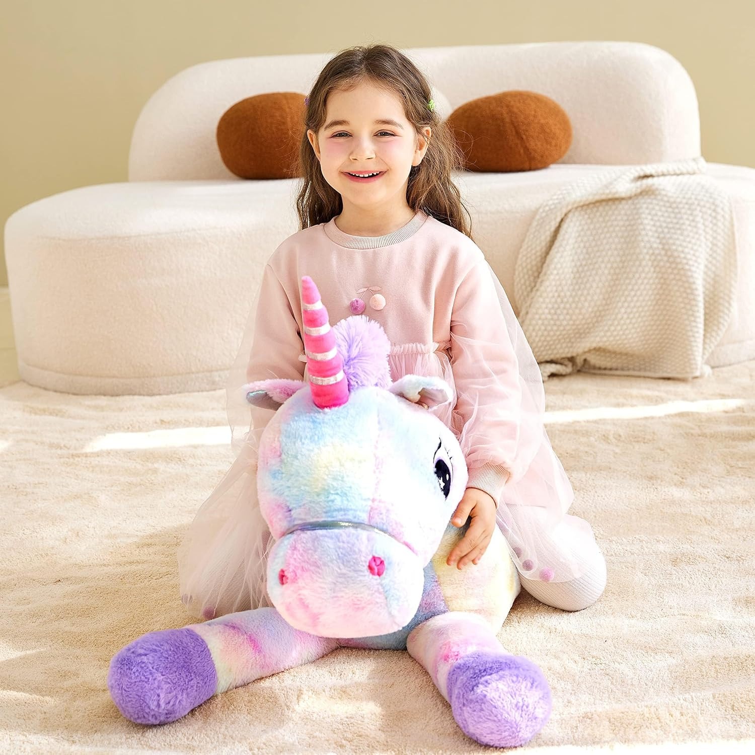 Giant Unicorn Plush 110cm Jumbo Soft Toy: image 4