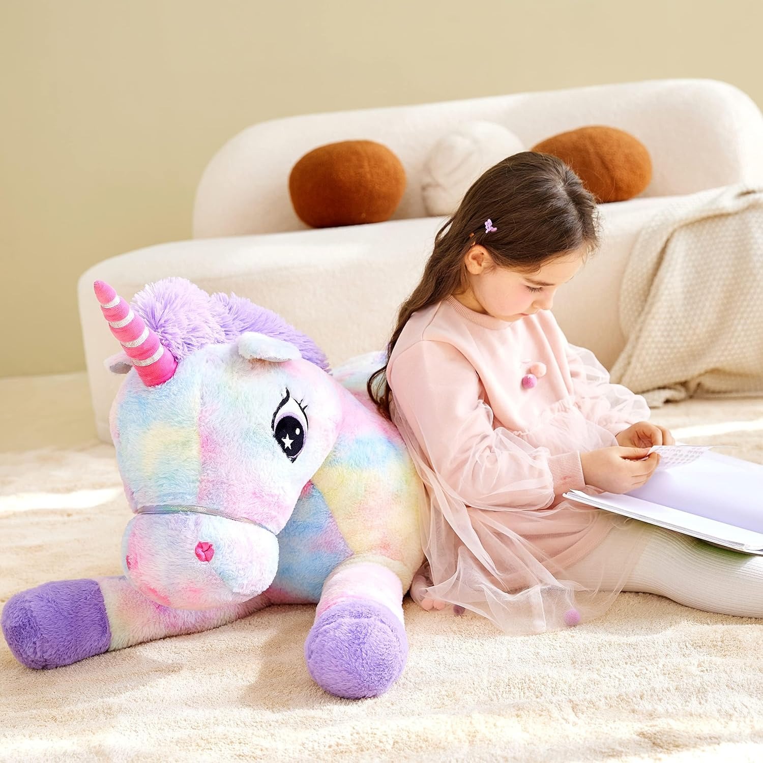 Giant Unicorn Plush 110cm Jumbo Soft Toy: image 6