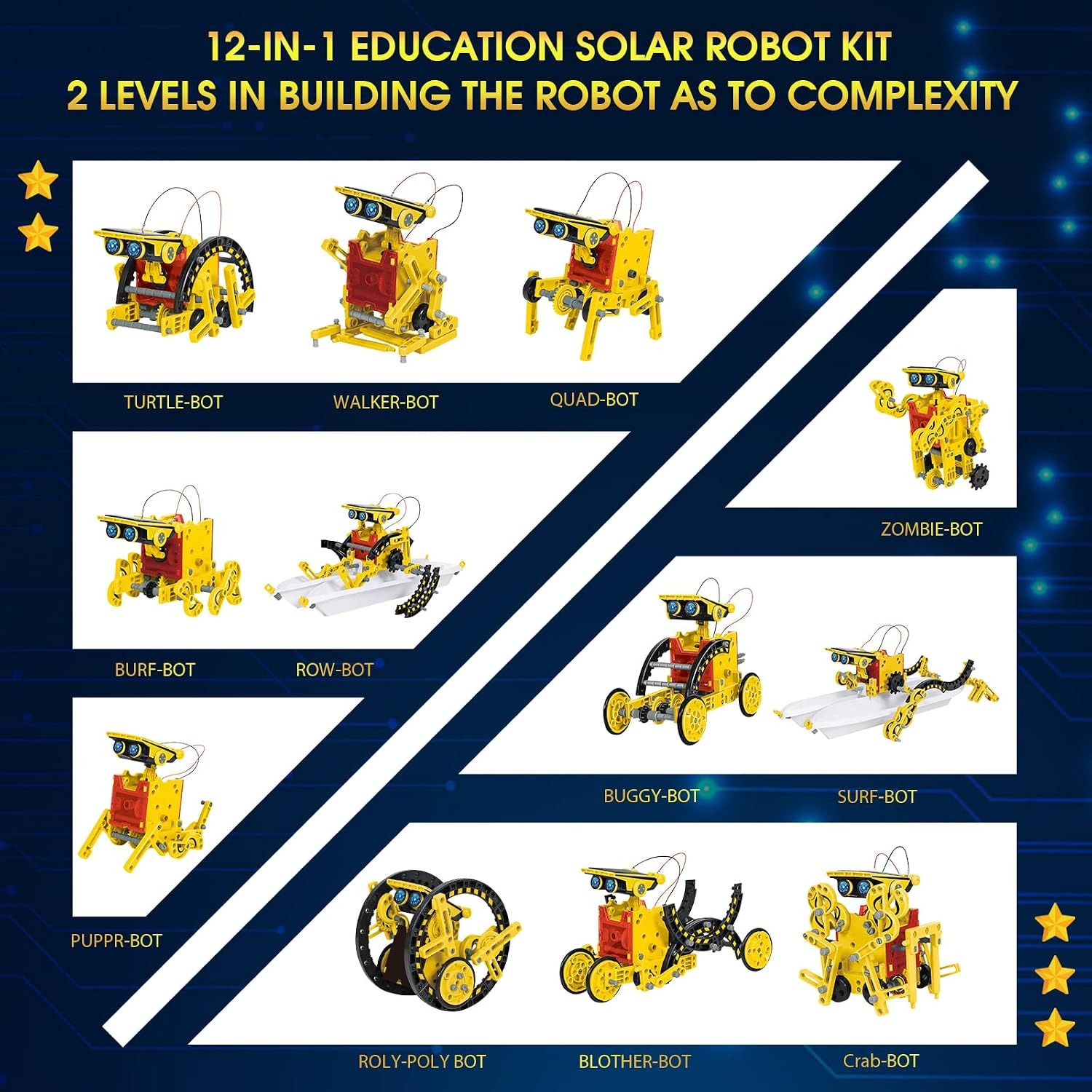 12-in-1 Solar Robot Kit for Kids: image 3