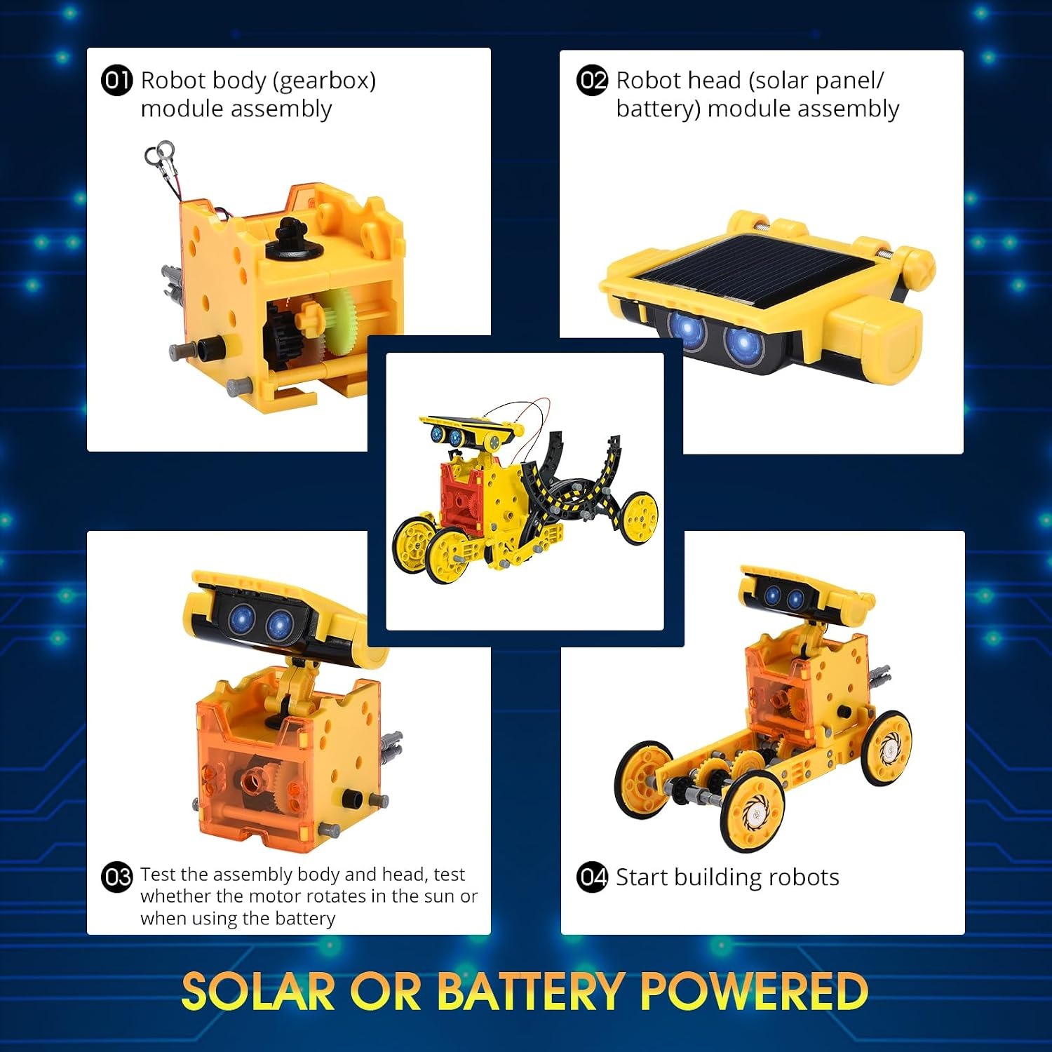 12-in-1 Solar Robot Kit for Kids: image 5