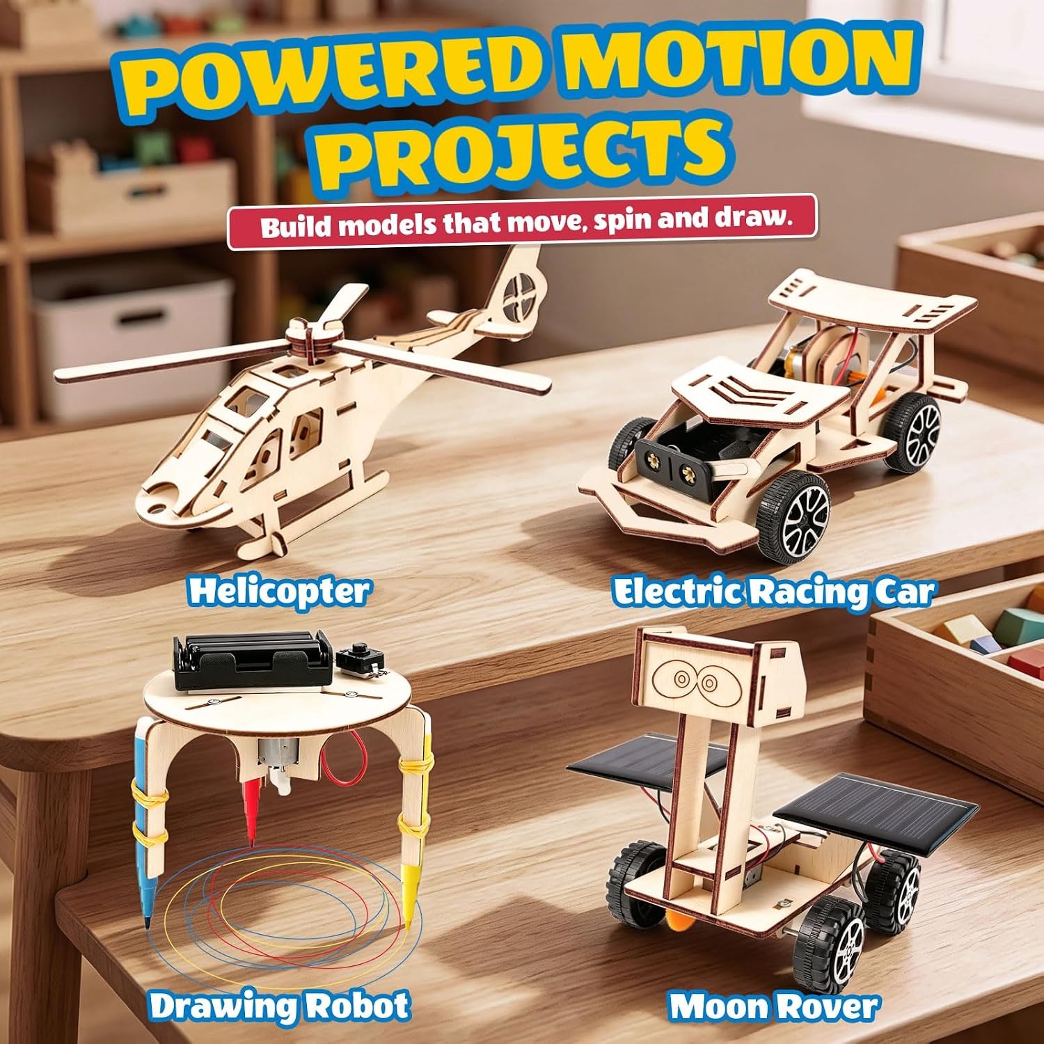 7-in-1 Wooden Science Experiments Kit: image 2