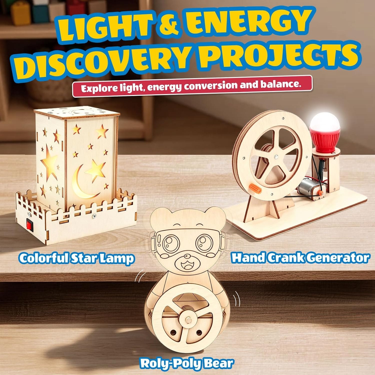 7-in-1 Wooden Science Experiments Kit: image 3