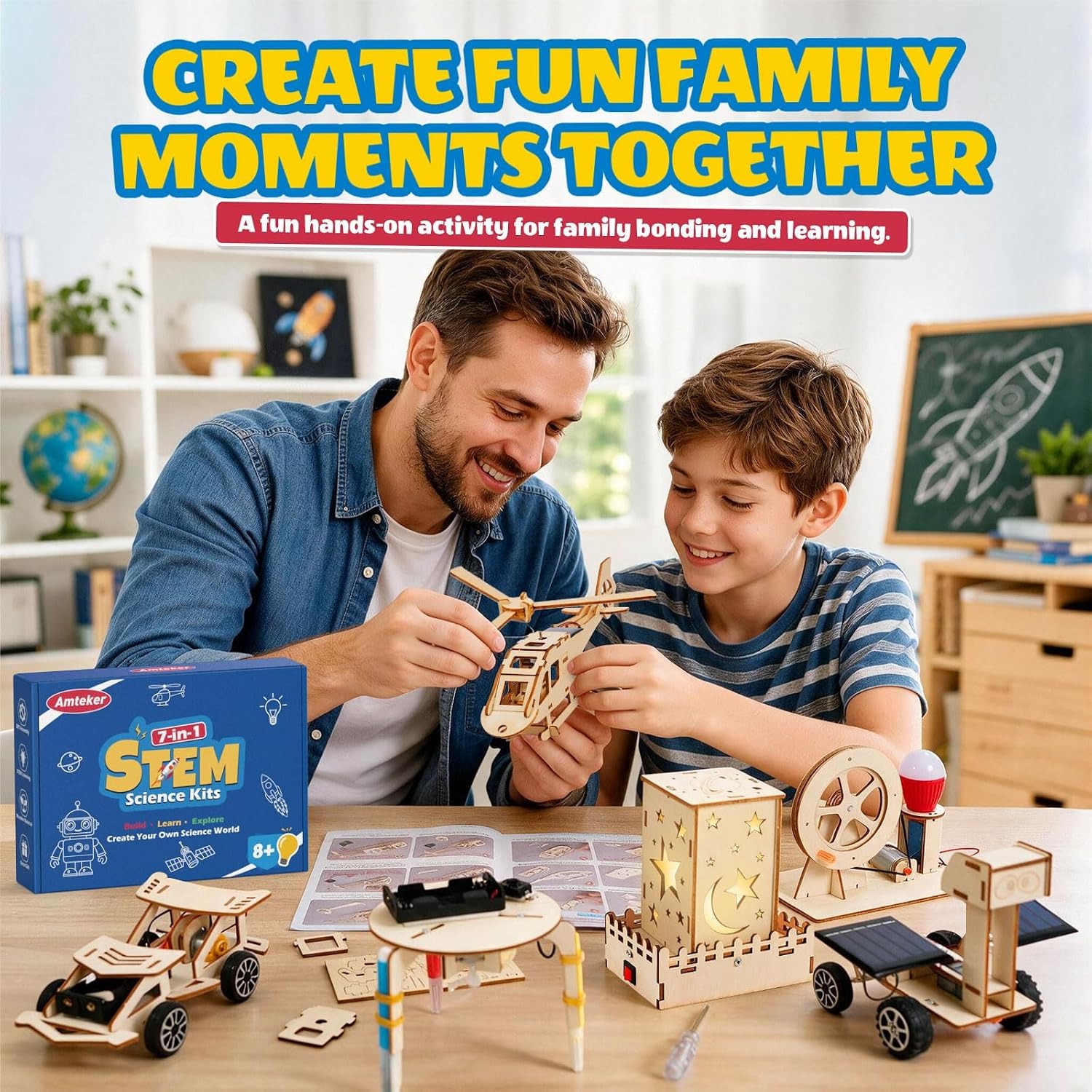 7-in-1 Wooden Science Experiments Kit: image 7